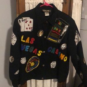 Vintage Marshall Rousso Casino Jacket size Large